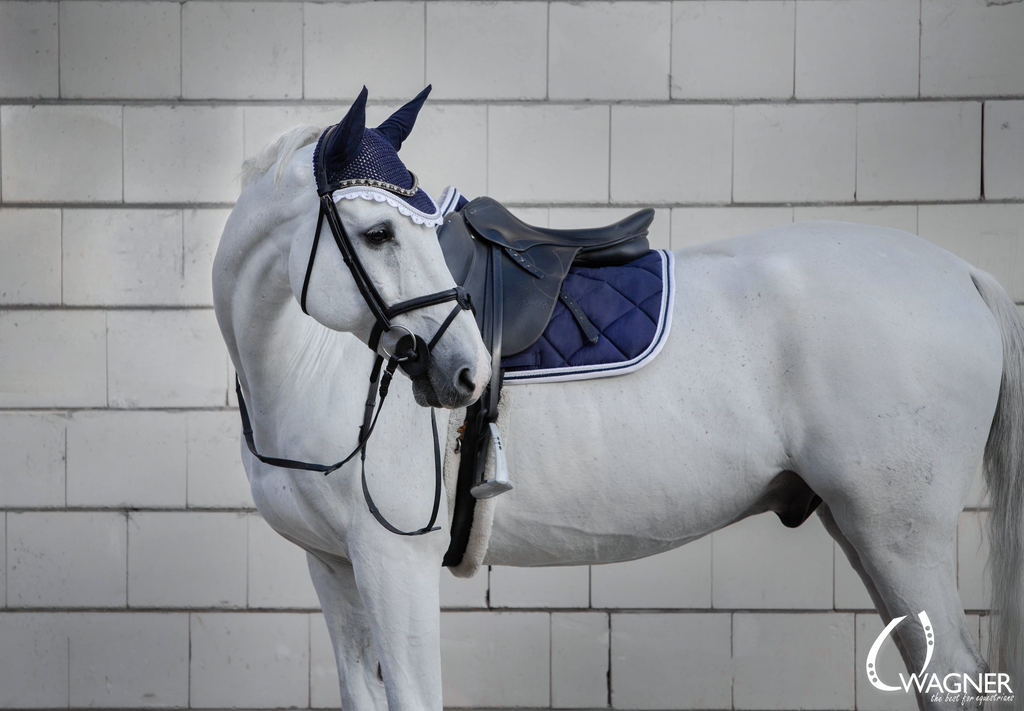 Schabrackenset – BLAU/WEISS