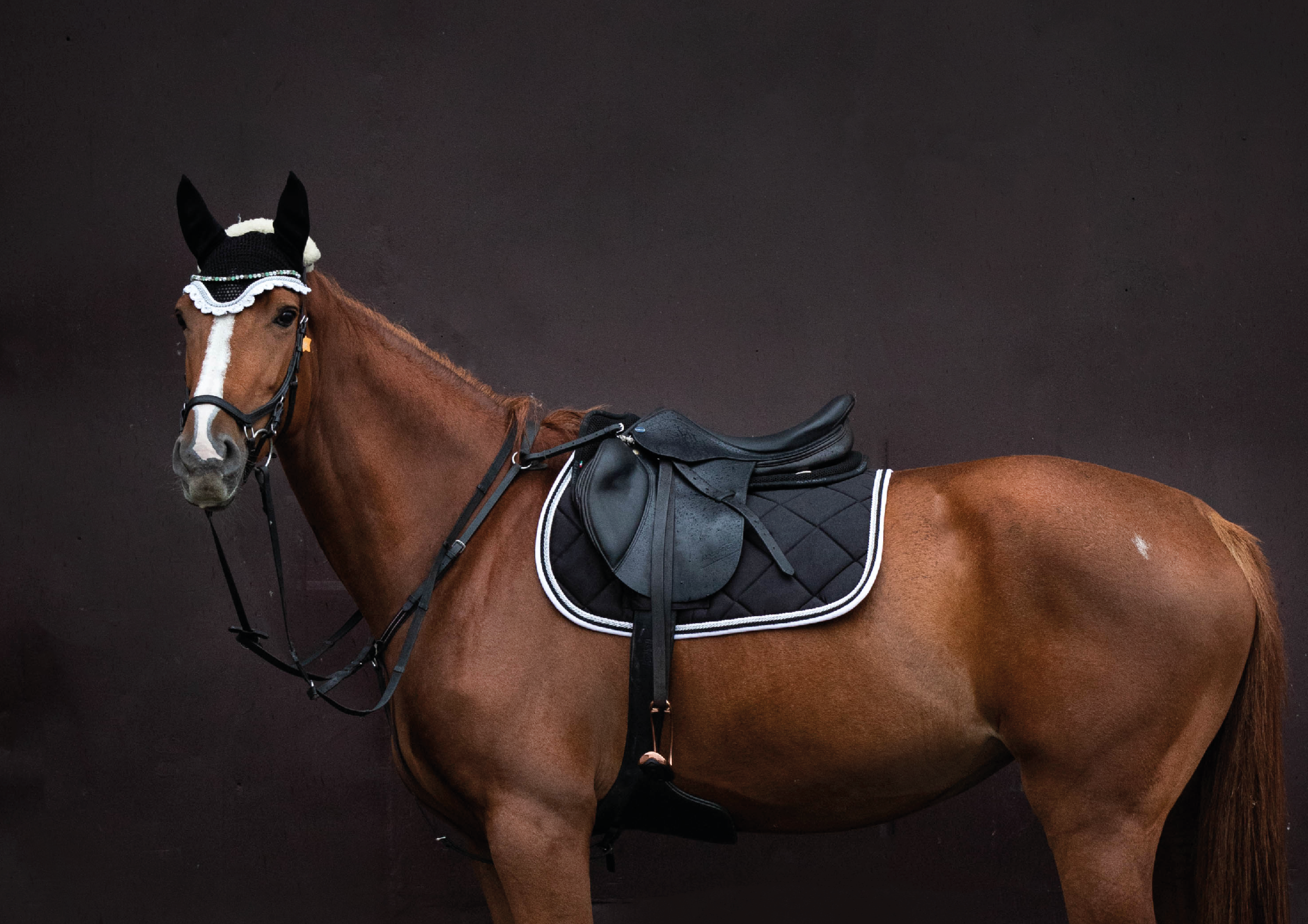 Schabrackenset – SCHWARZ/WEISS