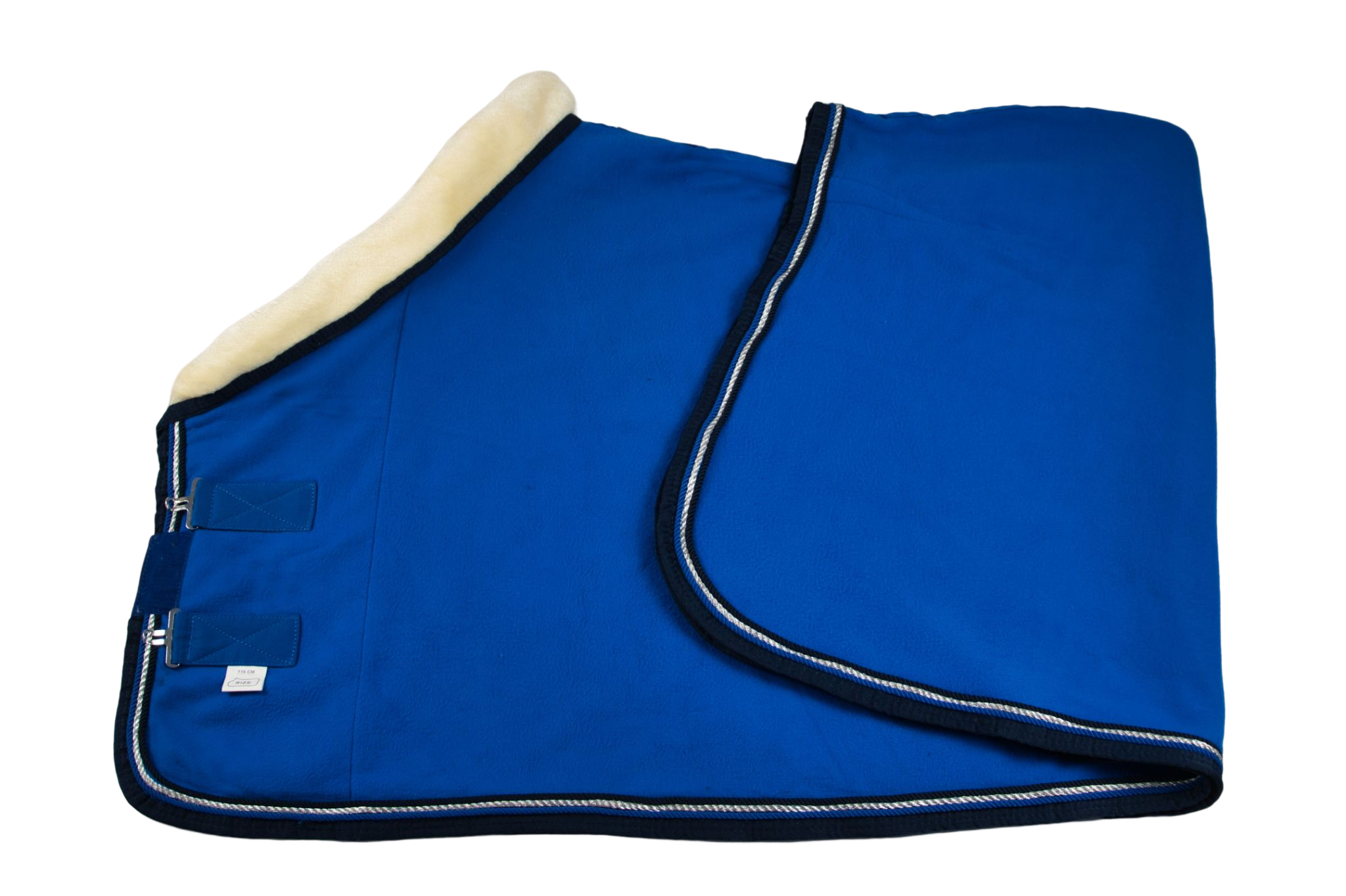 Fleece Abschwitzdecke Royalblau-Blau