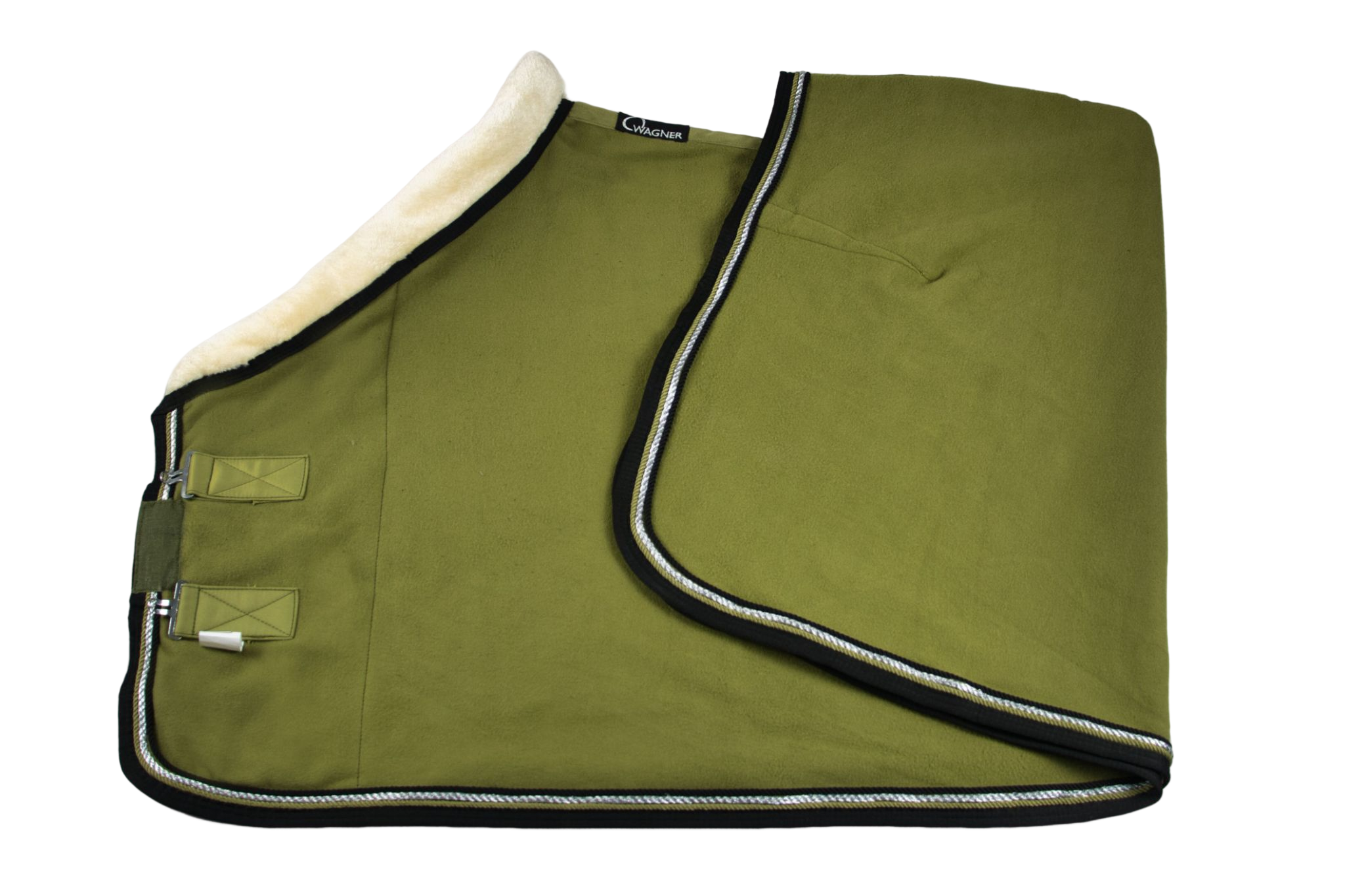 Fleece Abschwitzdecke Olive