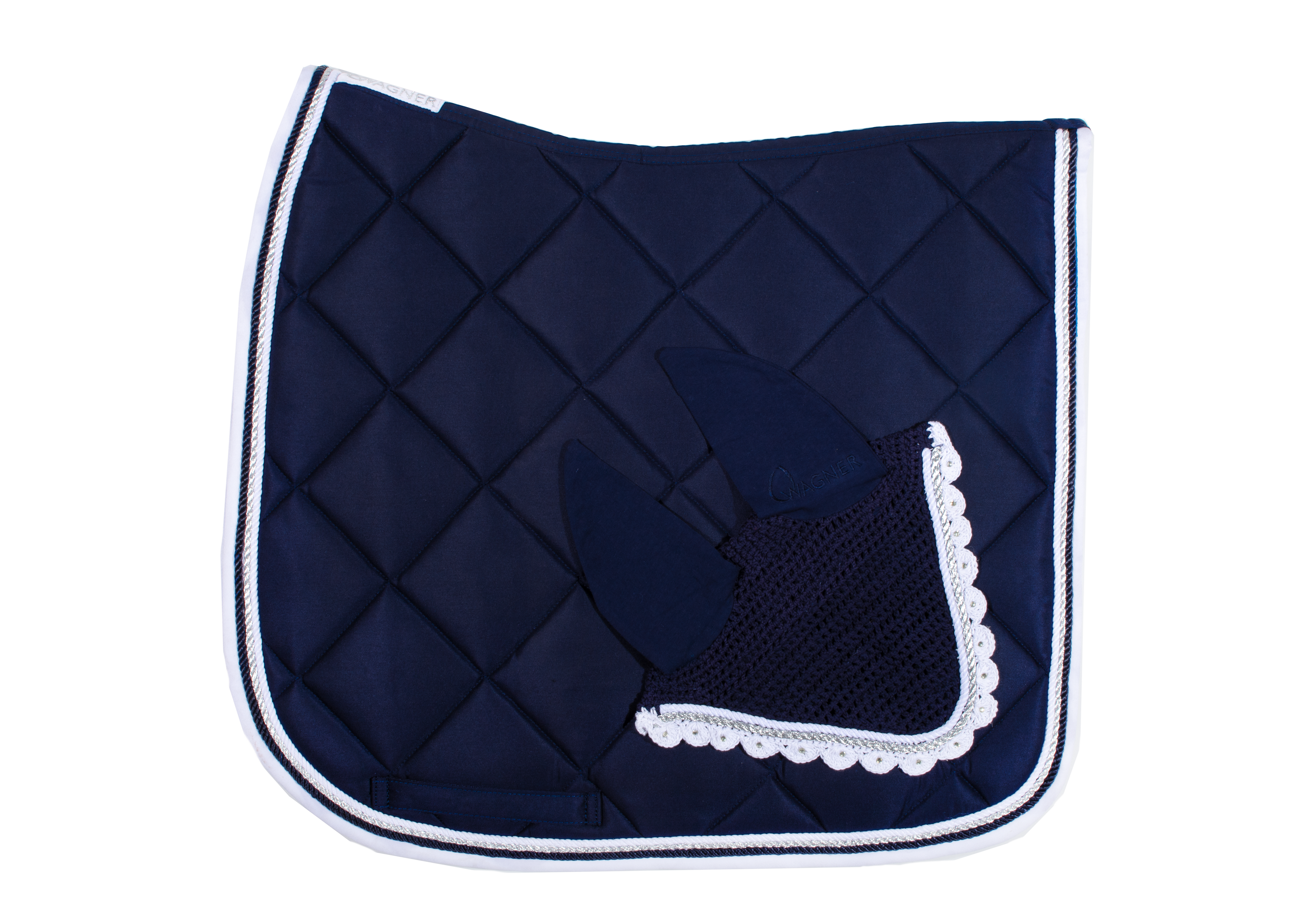 Schabrackenset – BLAU/WEISS