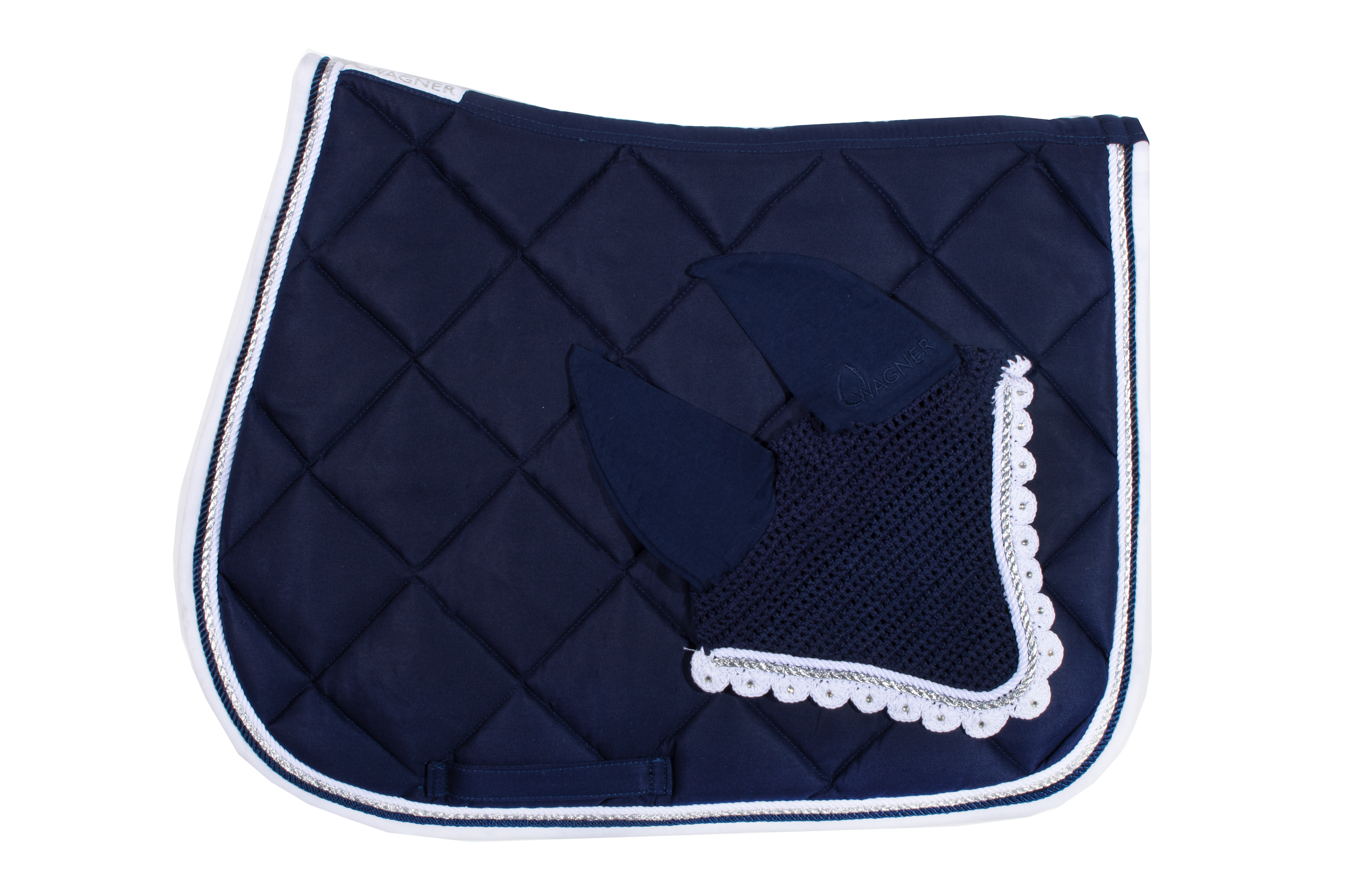 Schabrackenset – BLAU/WEISS