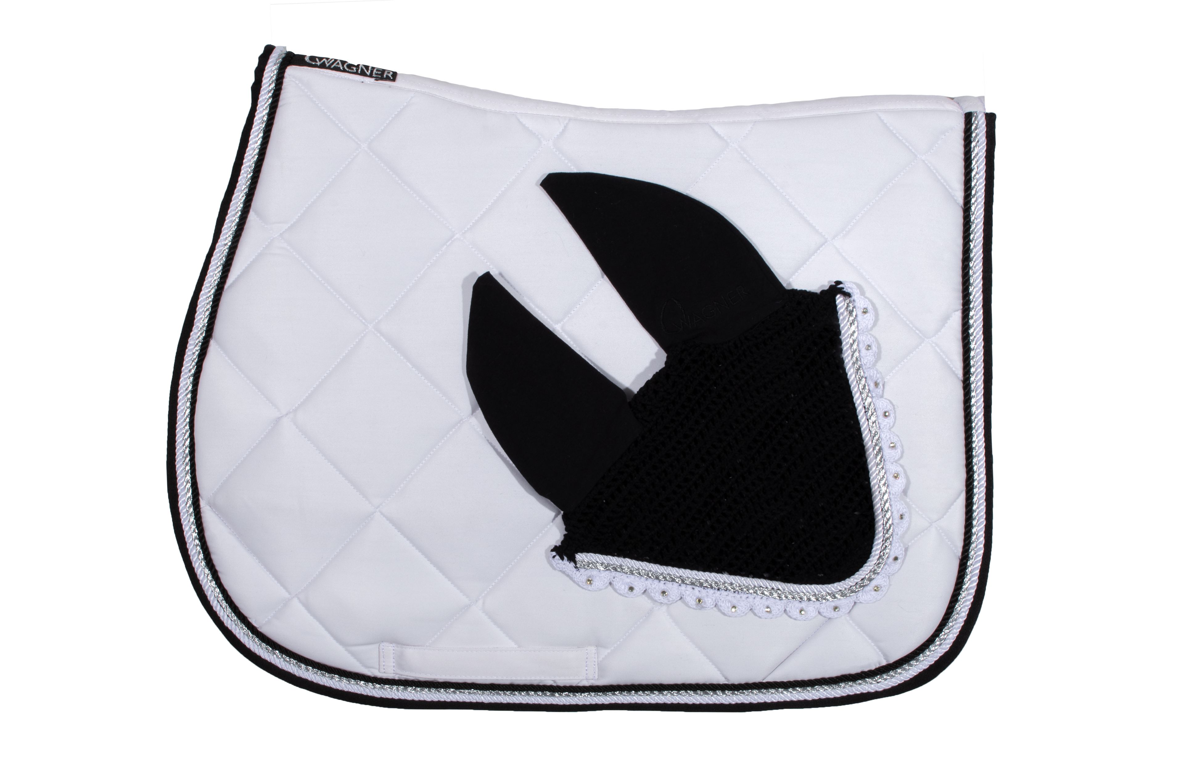 Schabrackenset – WEISS/SCHWARZ