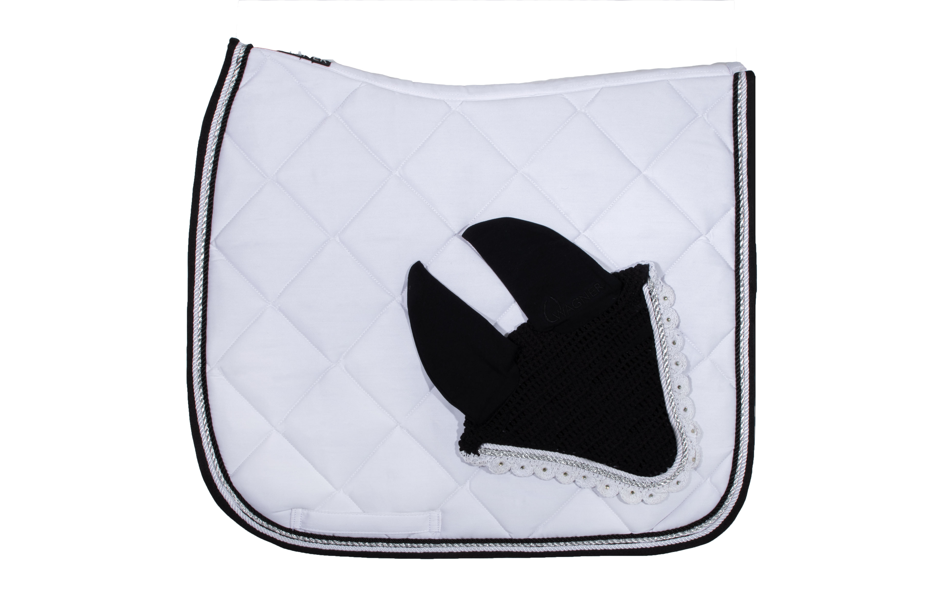 Schabrackenset – WEISS/SCHWARZ